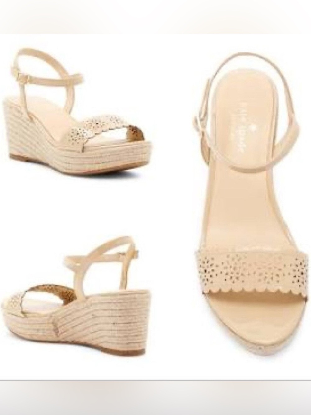 Kate Spade New York Mennie Wedge Espadrille Sandals